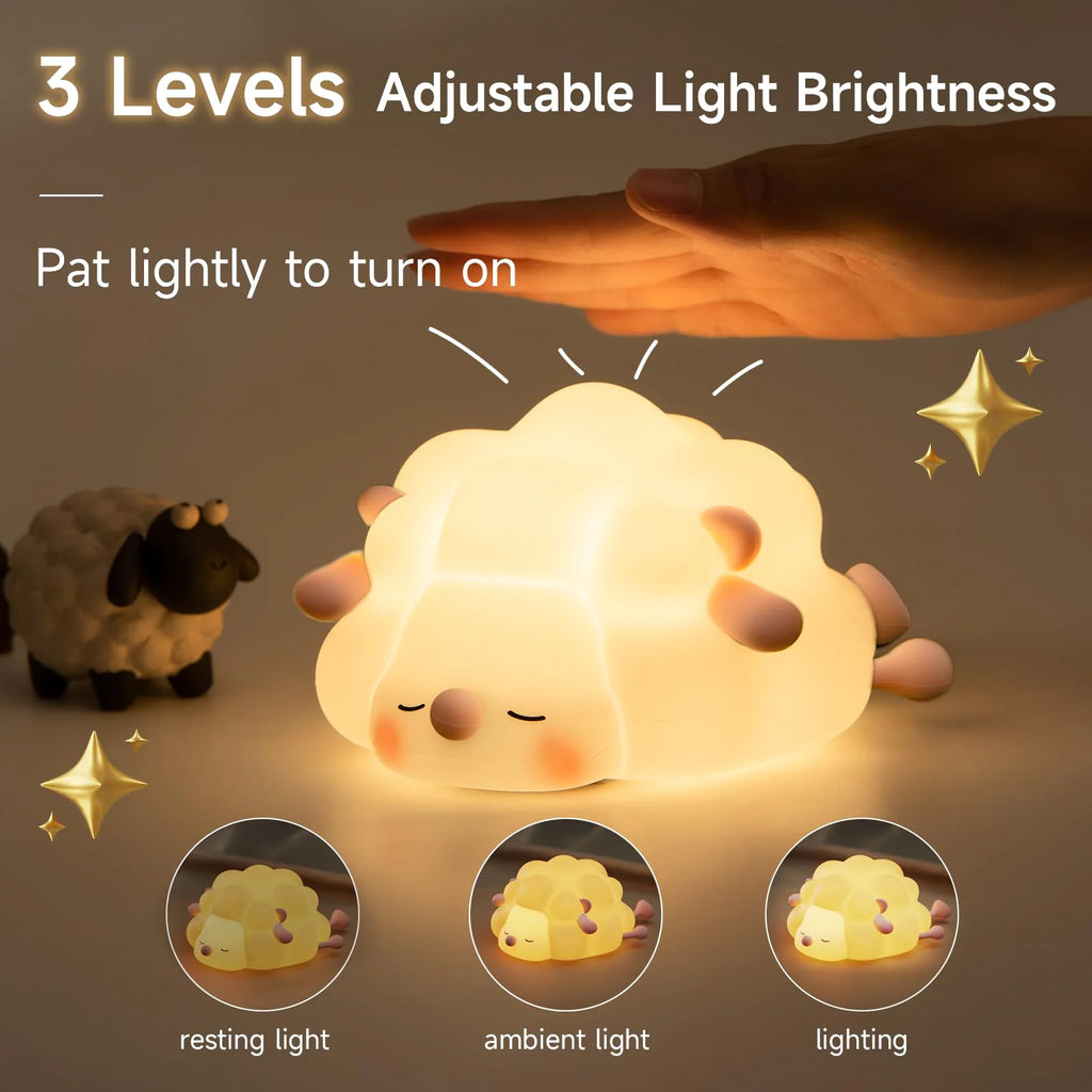 SheepyDream™ – Soft Sheep Night Light